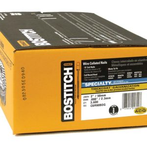 Bostitch 2-in x 0.092 Galvanized Ring Shank 15 Coil Siding Nail