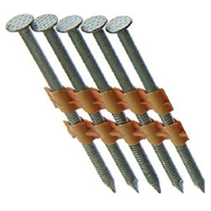 Grip Rite 2 in. x 0.113-Gauge Plastic 1M Galvanized Steel Ring Exterior Round Nails (1000 Per Box)