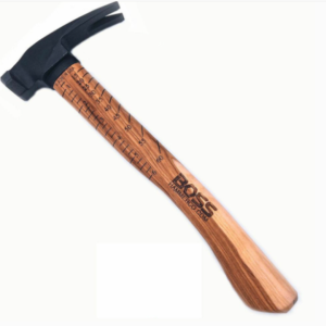 Boss Hammers 16oz Steel Hybrid Hickory Handle Hammer Smooth Face