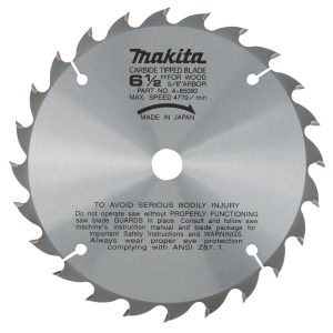 Makita 6-1/2 In. Replacement Blade 24T