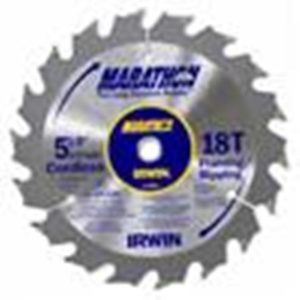 Irwin 5-3/8 In. 24T MARATHON Thin Kerf Carded Circular Saw Blade