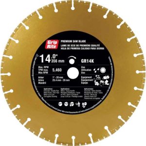 Grip Rite 14-in Wet or Dry Segmented Diamond Circular Saw Blade