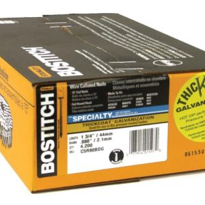 Bostitch 1-3/4 In. x .080 Galvanized Ring Shank Coil Nails