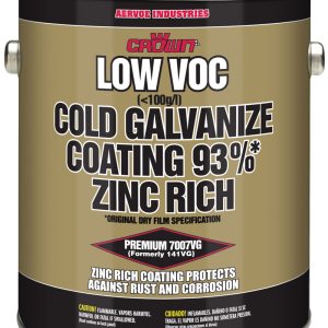 Crown Cold Galvanizing Coating 93% Zinc Rich VOC Content 1 Gallon