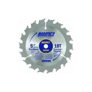 Irwin 5-1/2 In. 18T MARATHON Thin Kerf Carded Circular Saw Blade