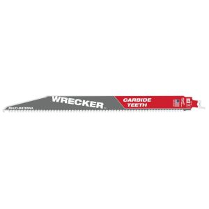 Milwaukee 12 6 TPI THE WRECKER with Carbide Teeth SAWZALL Blade 5PK
