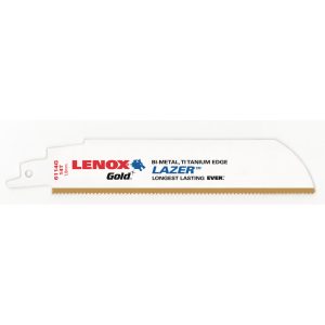 Lenox 6 In. 14 Tpi Gold Reciprocating Blade 5 pk