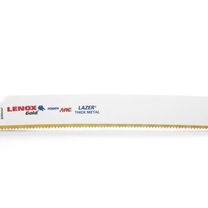Lenox 9 In. 10 TPI Gold Power Arc Curved Reciprocating Saw Blade 5 pk.