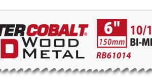 MK Morse Reciprocating Saw Blade Bi Metal Cobalt Hybrid 12 035 10T 5pk