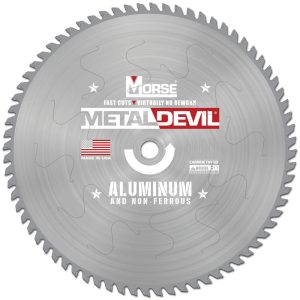 MK Morse 12 100 Tooth Metal Devil Circular Saw Blade