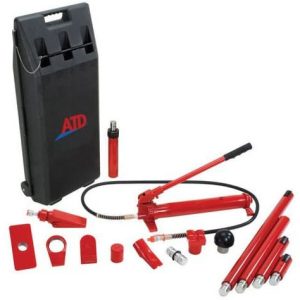 Delegard Tool Porto-Power 10 Ton Hydraulic Body Repair Jack Kit