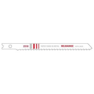 Milwaukee Jig Saw Blade Bi-Metal 10 Teeth Per Inch 4-1/8 in. Length