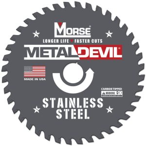 MK Morse 9 64 Tooth Metal Devil Circular Saw Blade