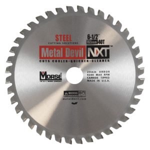 MK Morse Metal Devil NXT Circular Saw Blade 6 1/2 Steel