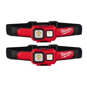 Milwaukee Spot/Flood Headlamp 2pk