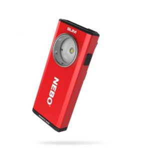 Nebo SLIM Flashlight Pocket Rechargeable Red