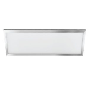Feit Electric Nickel White Edgelit LED Flat Panel Light Fixture