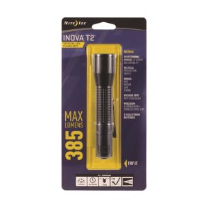 Nite Ize Inova T2 Tactical LED Flashlight – Black – T2D-01-R7