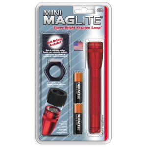 Maglite Lens Pack – 2-Cell AA Red Aluminum Flashlight