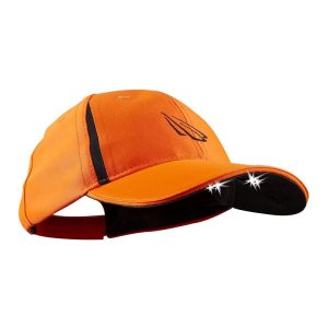 Panther Vision Headlamp Cap Blaze Orange Lighted Battery Powered