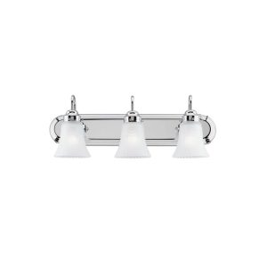 Westinghouse 24 x 8 1/2 Chrome Three Light Wall Light Fixture