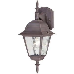 Westinghouse Textured Rust Patina Single Light Wall Lantern
