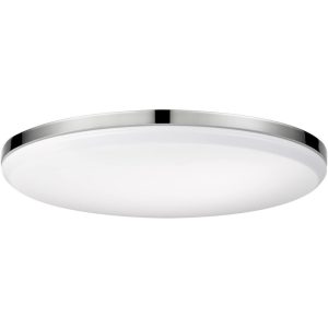 Globe Electric Ellington Integrated LED Ceiling Light Chrome 28W
