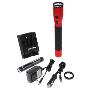 Nightstick Metal Dual-Light Flashlight with Magnet Rechargeable