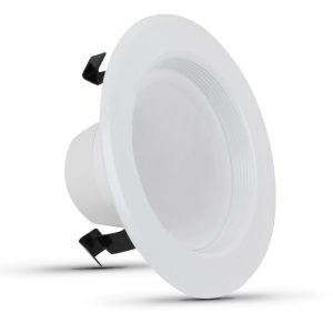 Feit Electric 4 7.2W LED Recessed Downlight with Baffle Trim