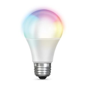 Feit Electric 60W RGBW A19 Alexa Google LED Smart Bulb 1pk