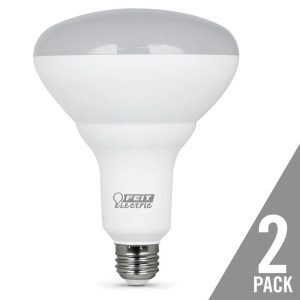 Feit Electric 65W BR40 5000K Dimmable LED Bulb 2pk