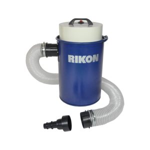 Rikon Dust Extractor with Fittings & Wall Mount 12 Gallon Capacity