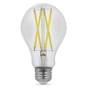 Feit Electric 100W A21 E26 Enhance Filament LED Bulb 2pk