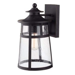 Globe Electric Ezekiel Vintage Wall Sconce Natural Bronze 1 Light