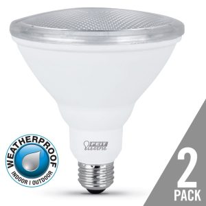 Feit Electric 75W PAR38 3000K Reflector LED Bulb 2pk
