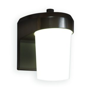 Halo Dusk to Dawn LED Jelly Jar LightBronze 9W 811 Lumen