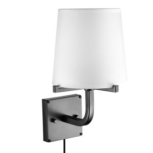 Globe Electric Valerie Wall Sconce 40W E12 1 Light Dark Bronze