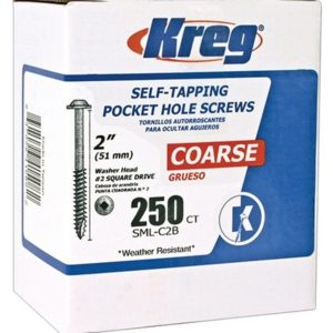 Kreg 2 #8 CRS WH Blue-Kote Pocket Screw – 250ct