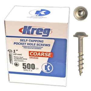Kreg Pocket Screws – 1 #8 Coarse Washer-Head 500ct.