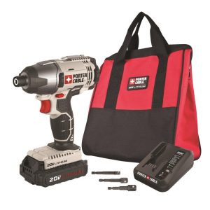 Porter Cable 20V MAX 1/4 Hex Head Impact Driver with Socket Adapters Kit