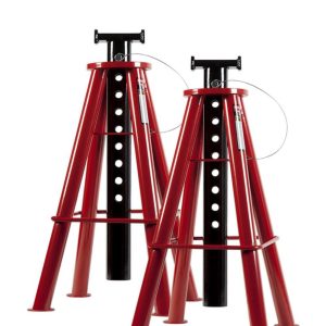 Sunex 10 Ton High Height Pin Type Jack Stands (Pair)
