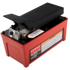 Sunex 10000 PSI Capacity Air/Hydraulic Foot Pump