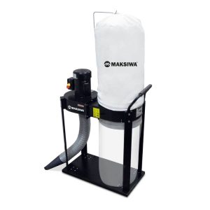 Maksiwa Dust Collector 600 CFM 127/220V 1 Phase 1HP 1 Entry