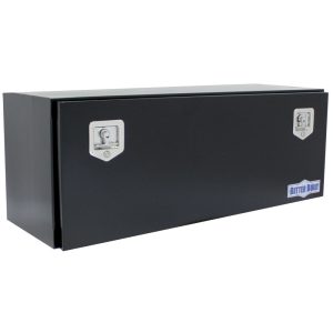 Better Built 48 Under Bed Truck Box Single Door Double Latch Black