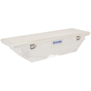 Better Built 61.5 Crown Saddle Truck Tool Box LOW PROFILE WEDGE BRITE